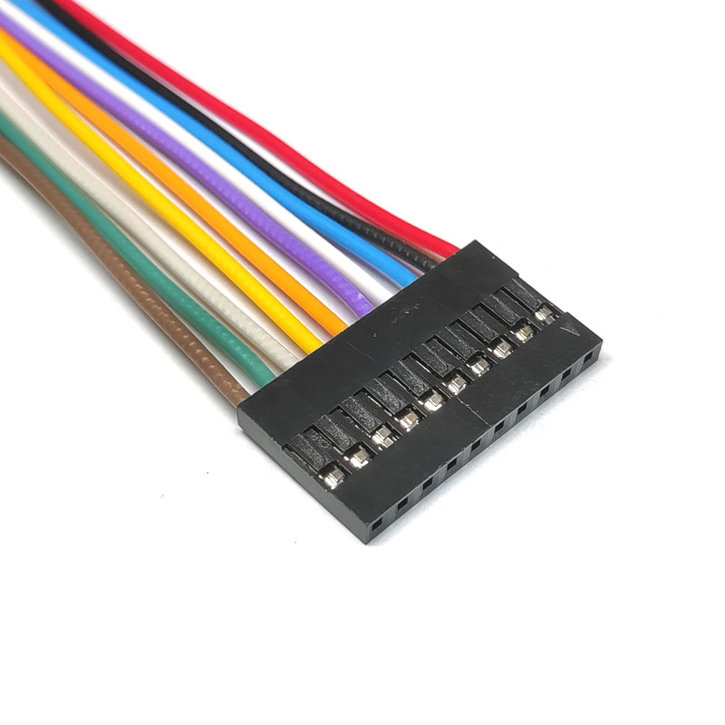 کانکتور هوزینگ 2.54mm 10pin مادگی سیمدار
