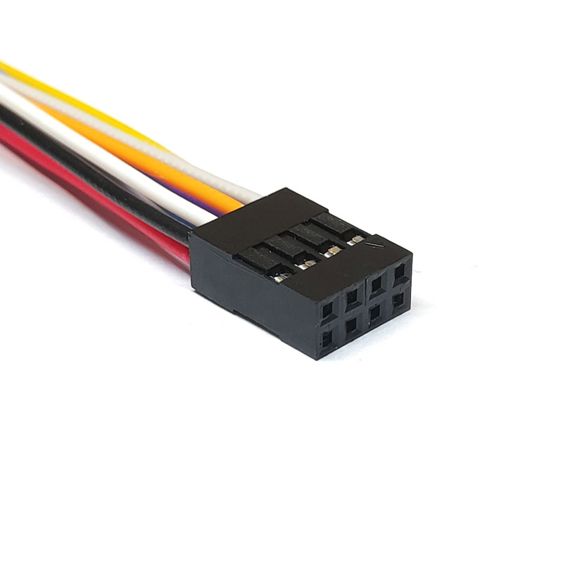 کانکتور هوزینگ 2.54mm 8pin 2x4 مادگی سیمدار