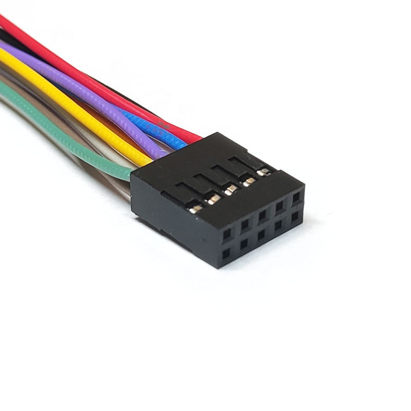 کانکتور هوزینگ 2.54mm 10pin 2x5 مادگی سیمدار