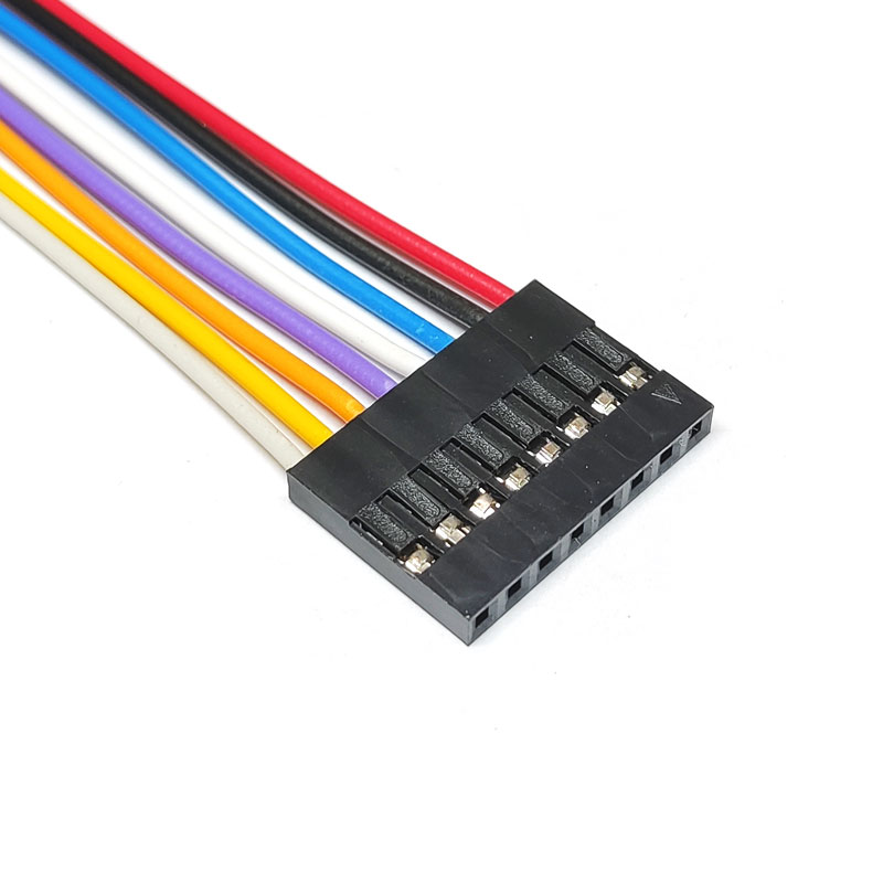 کانکتور هوزینگ 2.54mm 8pin مادگی سیمدار