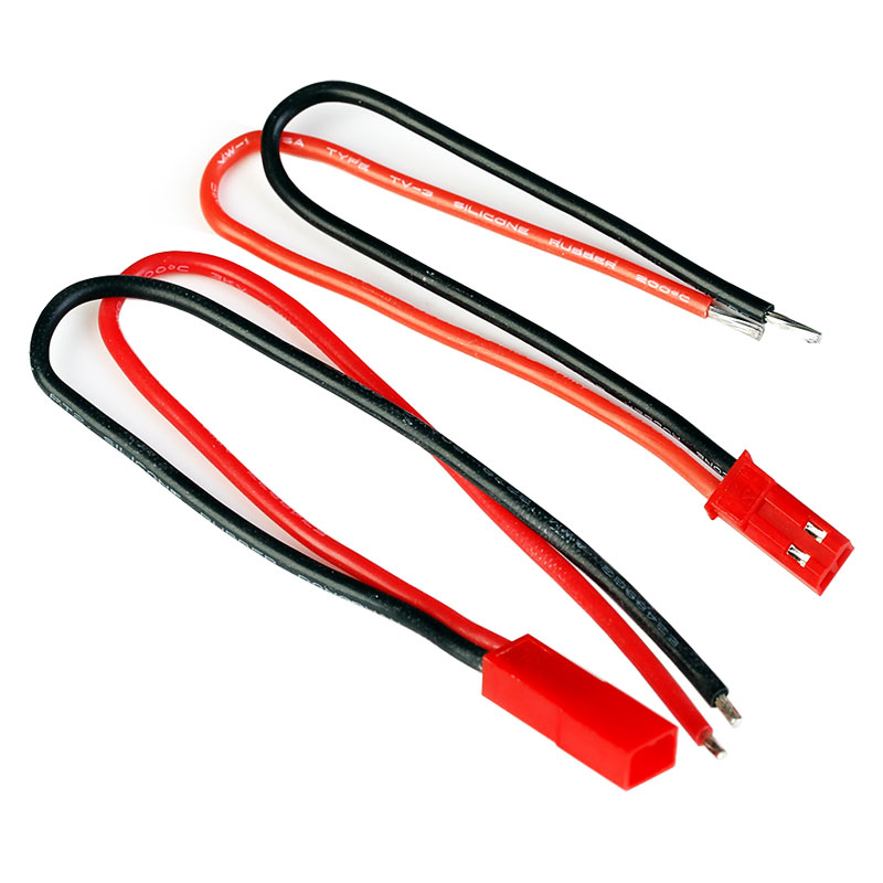 کانکتور بین راهی 2pin JST سیم سیلیکونی